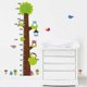 thumbnail image 1 of Pegatinas de pared con forma de animales para medir la altura/crecimiento, con diseños de búho, jirafa, dinosaurio y mono, ideales para la habitación de los niños y bebés., 1 of 5
