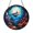 Stained Glass 5.9 Inch, variant on Summer Ocean Manta Ray Suncatcher Window Hanging Plaque Present Sun