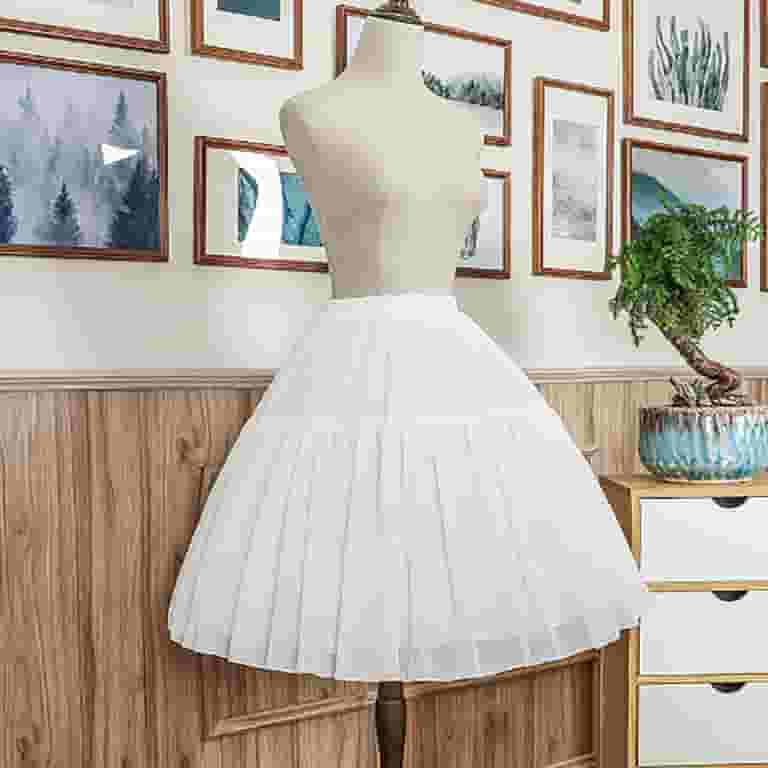 petticoat under short dress Short Petticoat for Retro Short Wedding and Formal Dress P1015 Size 4