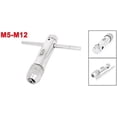 thumbnail image 4 of Llave de machos de roscar con trinquete y mango en T, rango de capacidad ajustable M5-M12, para usar con machos de roscar, acción de trinquete rápida y eficiente, diseñada para espacios reducidos,, 4 of 5