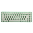 thumbnail image 1 of Keyboard Mouse Combo, 2.4G 68 Keys Mini Portable Retro Silent Round Keycap Typewriter Style Colorful Keyboards With Mouse,for Laptop Notebook PC Computer, 1 of 8