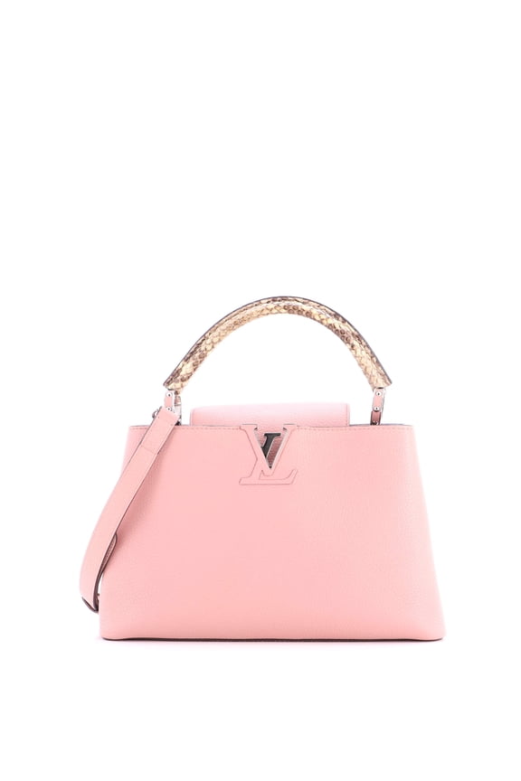 Pre-Owned Capucines Bag Leather with Python PM By Rebag