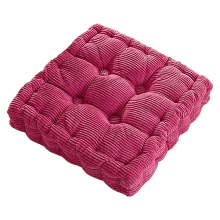 

Ttizzay Seat Cushion for Chair 2.8 Inch Thicken Corduroy Cushion Pads 16x16 Inch Solid Color Soft Chair Pad Round/Square Floor Cushion Sit Mats Meditation Yoga Seating Cushion For Living Room Office
