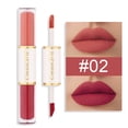 thumbnail image 2 of Xihbxyly Brillo Labial de Doble Punta, Labial Hidratante de Alta Pigmentación, Acabado Brillante Que Fija El Color, Protección Antimanchas Resistente, Ideal para Uso Diario, Ocasiones Especiales y Re, 2 of 4
