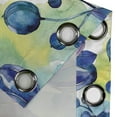 thumbnail image 4 of Ambesonne Floral Grommet Curtain, Print of Blooming Flowers, 50"x72", Lavender Blue Pale Green, 4 of 5