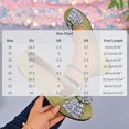 thumbnail image 3 of Women's Round Toe Flat Slip On Shoes, Sparkly Rhinestone Bow Decor Faux Suede Ballet Flats, Elegant Dress Shoes for Wedding Party, 3 of 9