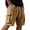 Brown, variant on Mens Swim Trunks Elastic Waist With Cargo Pockets Sweat Wicking Fabric Baggy Fit Trendy Style Matte Finish Party Wear Pool Wear Brown M