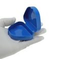 thumbnail image 3 of Unique Bargains 1 Pce Boîte de Rangement pour Appareils Dentaires Triangle Bleu Foncé, 3 of 5