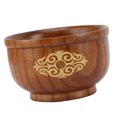thumbnail image 1 of Round Wooden Bowls, Exquisite Elegant Jujube Wooden Rice Bowl  Tableware Handmade Wood Bowls Salad Bowl For Candy, Fruits, Appetizer, And Snacks, Anti Scalding, 1 of 8