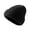 Black, variant on Men’s Winter Knit Beanie Hat Thick Ribbed Cable Cuff Stocking Style Warm Lightweight Comfortable Outdoor Cap for Hunting Fishing and Gardening