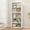 white-5-Tier, variant on Polup 5-Tier Metal Bookcase, KJSJ-5C-23W, Industrial, Adjustable Freestanding, Scratch-Resistant, White, 55in H x 23in W x 10in D