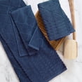 thumbnail image 4 of Hyped Heatherly 6 Piece Bath Towel Set in Navy Peony, 4 of 5