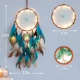 thumbnail image 3 of Luces Red circular tradicional india hecha a mano para decoración colgante de pared, dormitorio para niños, decoración del hogar, regalo de bendición para fiestas de bodas, 3 of 5