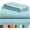Aqua, variant on Luxclub queen cooling sheet set, microfiber moisture-wicking, silver, 6-piece