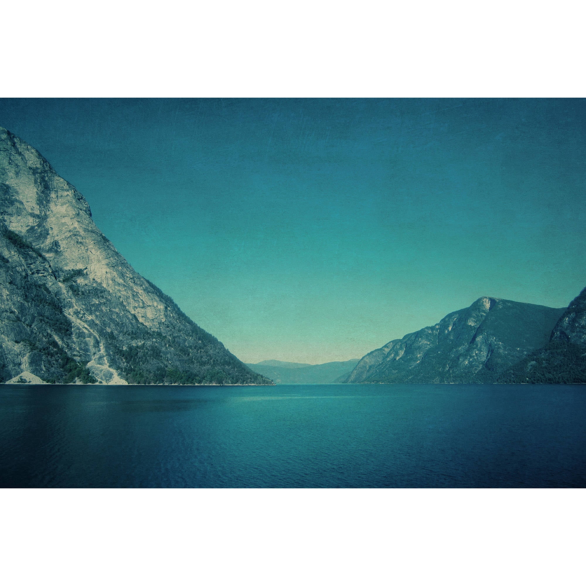 "Mountain Blues" by Ingrid Beddoes Painting Print on Wrapped Canvas