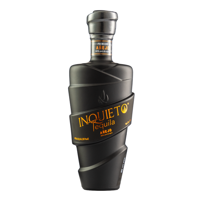 Tequila Inquieto Añejo Black 750 Ml Inquieto Tequila Añejo