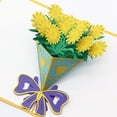 thumbnail image 2 of Fasiaou 3D Pop Up Cards,Flower Greeting Cards for Women,Valentines Day Gifts Card with Envelope for Mother's Day Thinking of You Card for Wife,Girlfriend,Friends(Flower card), 2 of 3