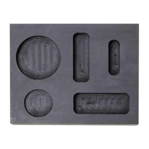 High-purity Crucible Silver Gold Melting Metal Coin Bar Molds Smelting