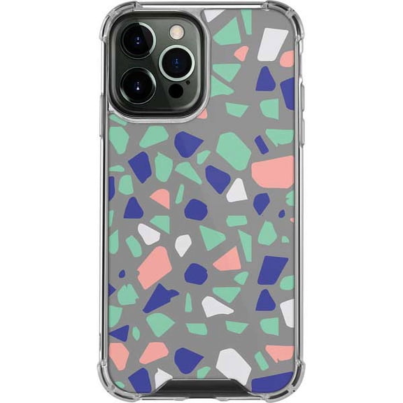 Skinit Polka Dots Cement Terrazzo iPhone 13 Pro Max Clear Case