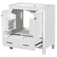 thumbnail image 4 of 30" Bathroom Vanity With Single Sink, Soft Closing Door, Drawer Combo Cabinet Undermount Sink, Solid Wood Multifunctional Storage Cabinet For Bathroom, 4 of 9