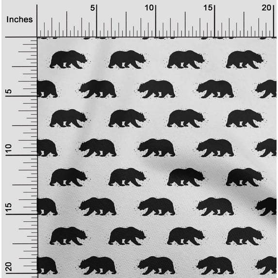 oneOone Viscose Jersey White Fabric Merry Christmas Craft Projects Decor Fabric Printed By The Yard 60 Inch Wide-C7C