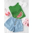 thumbnail image 3 of Buon Ferragosto Fresh Watermelon T-Shirt Toddler -Image by Shutterstock,  5 Toddler, 3 of 4