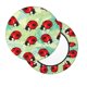 thumbnail image 2 of Disketp Red Ladybugs And Leaf Funda Redonda para Taburete, Funda de Cojín para Silla de Bar Suave y Elástica-12 inch, 2 of 7