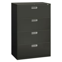 HON 4 Drawers Lateral Lockable Filing Cabinet, Charcoal