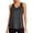 Black, variant on Racerback Yoga Tank Top, Women's Loose Fit Mesh Workout Shirt, Sleeveless Athletic Gym Tee for Running & Training