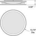 thumbnail image 2 of Access Lighting 3CCT LED Flush Mount in Black Color, 2 of 2