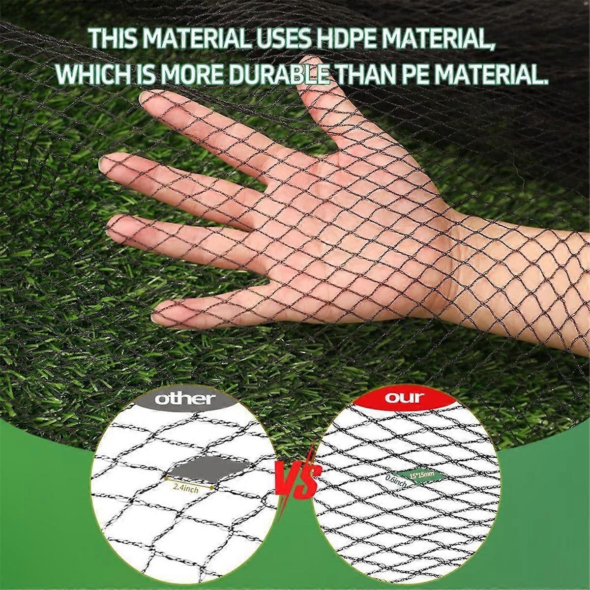 Garden Netting 4x10m,Extra Strong Woven Mesh Bird Netting For Fruit Trees,Plants & Vegetables,Reusab