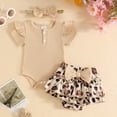 thumbnail image 2 of mgoYE Preemie Baby Girl Clothes 3 6 9 12 18 Months Romper Summer Outfits Gifts for Girls Cute Dress Sets Size 3-6 Months, 2 of 8