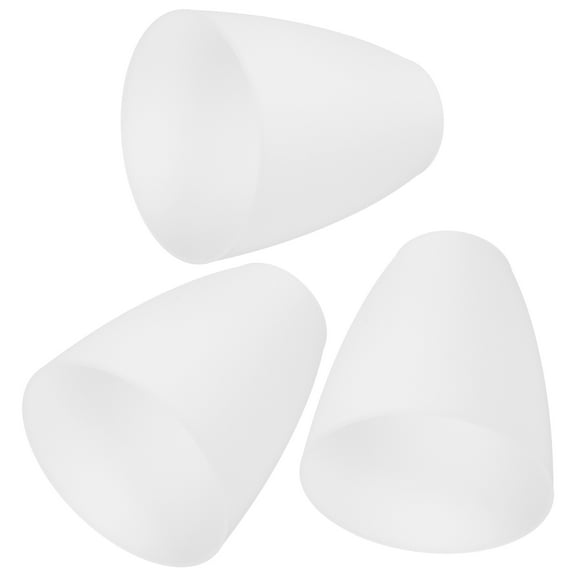 3 Pcs Glass Lampshades for Ceiling Lights Plastic