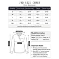thumbnail image 3 of JWD Mens Long Sleeve Henley Shirt Casual Button Neck T Shirt with Chest Pocket Red 2XL, 3 of 7