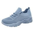 thumbnail image 1 of Fsqjgq Chaussures à Plateforme pour Femmes Chaussures de Course en Maille à Lacets Espadrilles pour Femmes Espadrilles de Sport d'Extérieur Décontractées et Stylées, 1 of 6