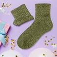 thumbnail image 2 of XAOFW Children Sock Carnival Sparkly Solid Color Mid Calf Hosiery Outfits Stretch Fit Soft Breathable Casual Daily Wear Socks, 2 of 4