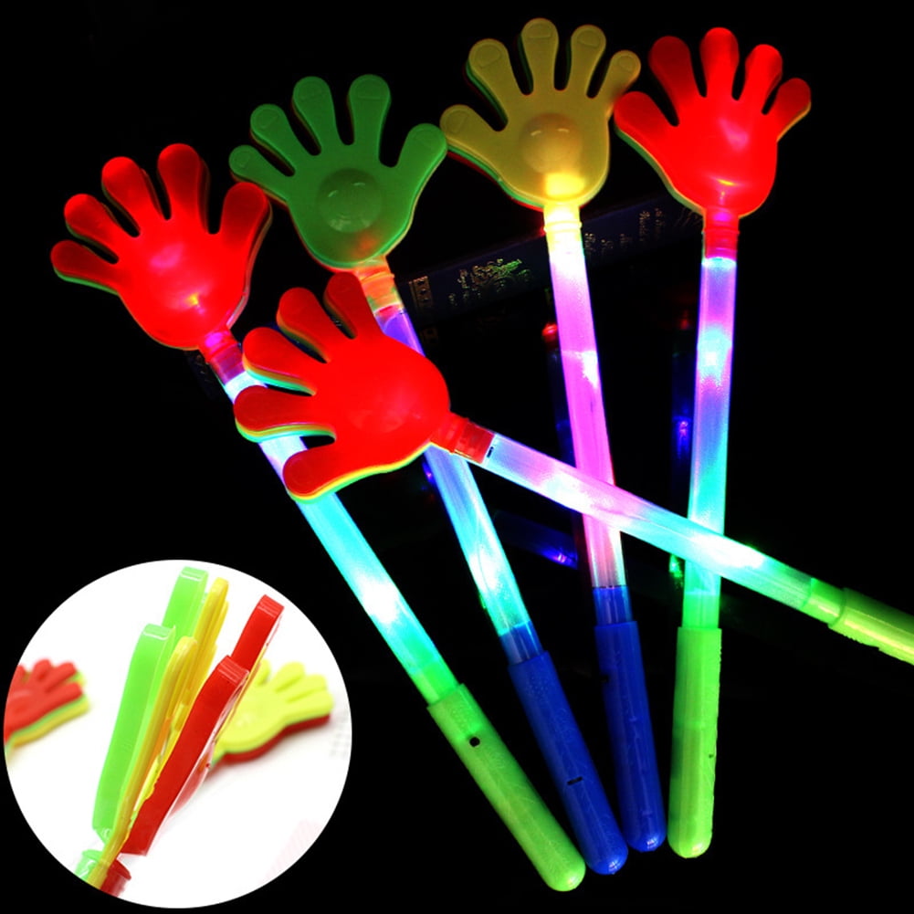 Giant Flashing Neon Hand Clapper Light Up Sensory Toy 