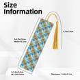 thumbnail image 3 of Kdxio Sunflowers Print Metal Tassel Bookmarks,Perfect Gift for Art Lovers and Bookworms Metal Bookmarks for Women, 3 of 8