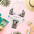 thumbnail image 6 of Bathing Suit for Women Bikinis Sets for Women Bathing Suit S Labrador Retriever Dog Snow, 6 of 7