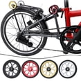 thumbnail image 3 of Sonducket 1 par de accesorios de bicicleta de rodamiento sellado multicolor de aleación de aluminio Easywheel, neumáticos de empuje, pieza de bicicleta Ciclismo Oro Sonducket OD024311-03, 3 of 6