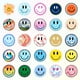 thumbnail image 3 of Stickers Wercokt 50 piezas con caritas sonrientes de PVC impermeable, 3 of 7