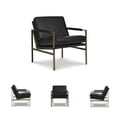 thumbnail image 6 of Signature Design by Ashley Contemporary Puckman Accent Chair  Black, 6 of 7