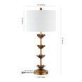 thumbnail image 4 of SAFAVIEH Lani 32 in. H Table Lamps with USB Port, Antique Gold, Set of 2, 4 of 17