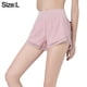 thumbnail image 2 of Pantalones cortos para correr para mujer, cintura elástica, cintura alta, bolsillos, deportivos, para gimnasio, 2 of 6