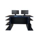 thumbnail image 2 of Escritorio Gamer DECOMOBIL Melamina Mdp 140cm X 75cm X 60cm Negro Mate/Azul, 2 of 5