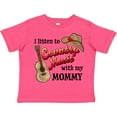 thumbnail image 3 of Inktastic I Listen to Country Music with My Mommy with Guitar and Hat Boys or Girls Toddler T-Shirt, 3 of 5