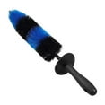 thumbnail image 3 of Car Tire & Wheel Hub Cleaning Brush | Steel Ring Rim Scrubber Tool | Blue Plastic Design | 16.14 Inch Professional Auto Detailing Brush for Car Owners, 3 of 6