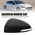 thumbnail image 3 of ABS Black Side Mirror Cap Replacement for Sonata 2020-2023 High Strength Exterior Mirror Cover for Weatherproof Protection, 3 of 7
