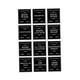 thumbnail image 5 of 12x etiquetas de jabón para botellas, etiquetas adhesivas para jabón de manos para baño (negras), pegatinas para botellas rellenables para champú, 5 of 9