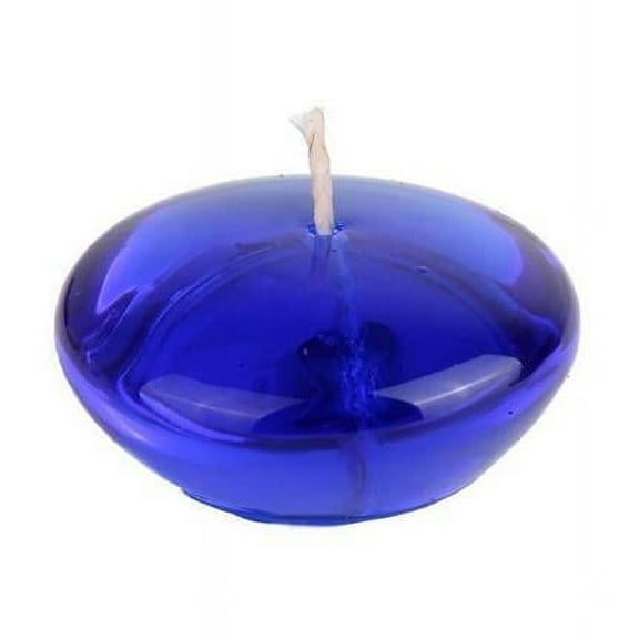 CFZ-111-0 3 in. Clear Gel Floating Candles, Blue - 6Piece per Box